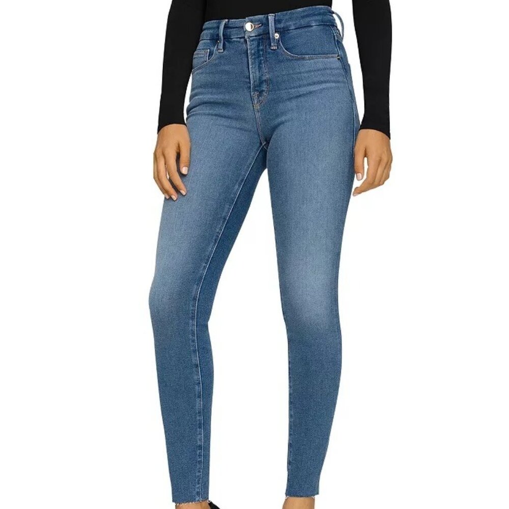 NWT Good American Good Legs Skinny Jeans - Blue655 | Size 18